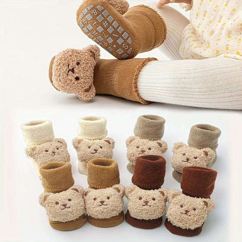Baby Socks Cotton Thick Warm C - Unisex Baby Socks Non Slip 评论和价格