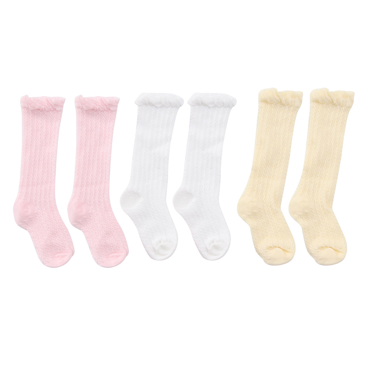 3Pairs Summer Anti-Mosquito Ba - Unisex Baby Socks Non Slip 评论和价格