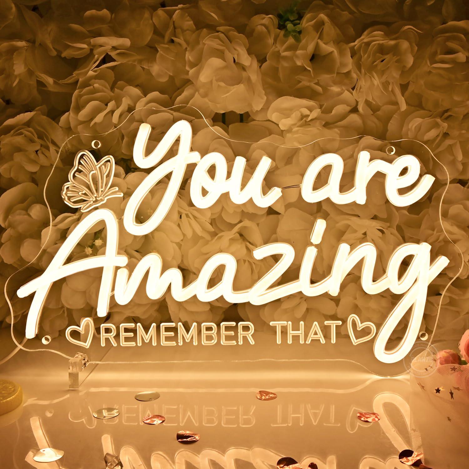 You Are Amazing Neon Sign Dimm - Nursery 评论和价格