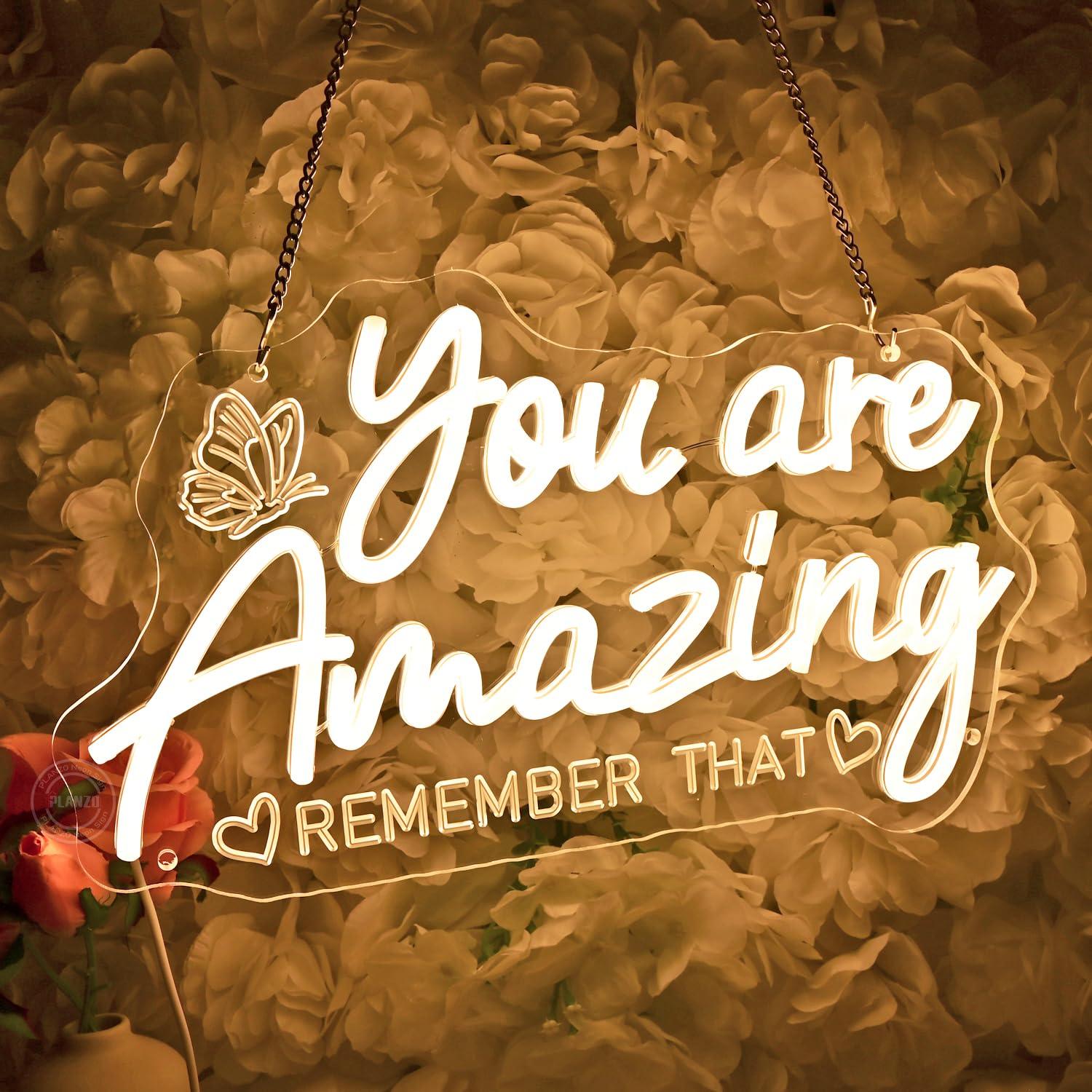 You Are Amazing Neon Sign Dimm - Nursery 评论和价格