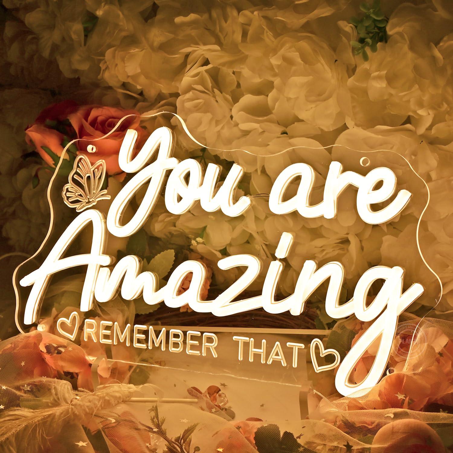 You Are Amazing Neon Sign Dimm - Nursery 评论和价格
