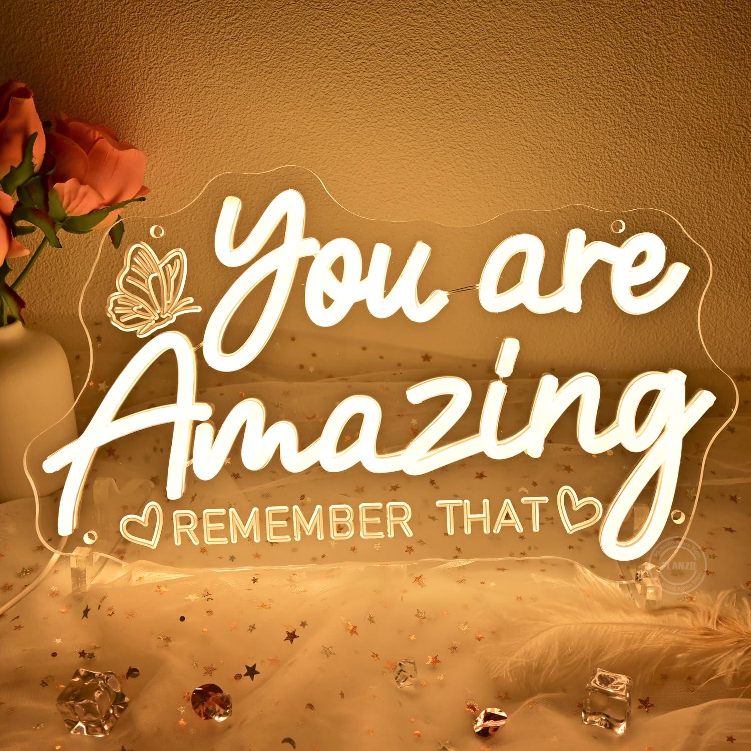 You Are Amazing Neon Sign Dimm - Nursery 评论和价格