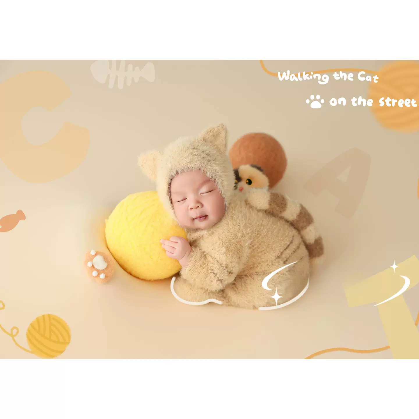Newborn Cat Theme Photo Prop C - Infant Photography Props Outfit 评论和价格